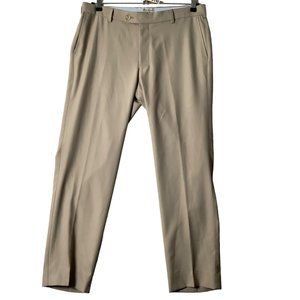 Peter Millar Durham Performance Pants Men Size 35 Tan Style MF19EB78FB